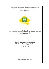 Xây dựng phần mềm xử lý dữ liệu phổ cập trung học cơ sở