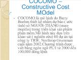 COCOMO – Constructive Cost MOdel