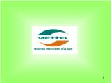 Đề tài Bài thuyết trình môn Marketing: Chiến lược marketing Công ty Viettel