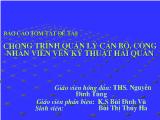 Đề tài Chương trình quản lý cán bộ, công nhân viên vện kỹ thuật hải quân