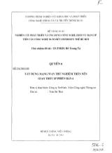 Đề tài Xây dựng mạng lan thử nghiệm trên nền giao thức IP phiên bản 6