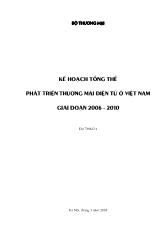 Kế hoạch tổng thể phát triển thương mại điện tử ở Việt Nam giai đoạn 2006 - 2011
