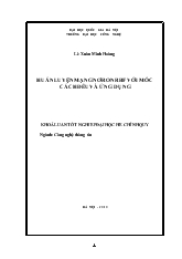 Khóa luận Huấn luyện mạng nơron rbf với mốc cách đều và ứng dụng