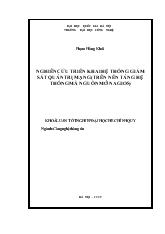 Khóa luận Nghiên cứu triển khai hệ thống giám sát quản trị mạng (trên nền tảng hệ thống mã nguồn mở nagios)