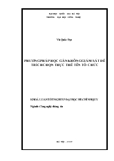 Khóa luận Phương pháp học gần không giám sát để trích chọn thực thể tên tổ chức