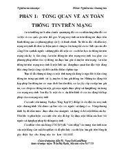 Nghiên cứu về tường lửa - Phần 1: Tổng quan về an toàn thông tin trên mạng