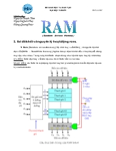 Tìm hiểu về Ram
