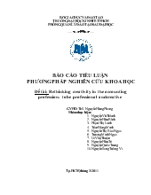 Điều tra sự sáng tạo trong môi trường kế toán