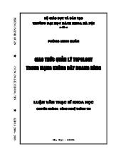Luận văn Giao thức quản lý topology trong mạng không dây ngang hàng