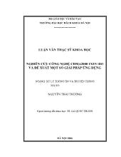 Nghiên cứu công nghệ cdma2000 1xev - Do và đề xuất 1 số giải pháp ứng dụng
