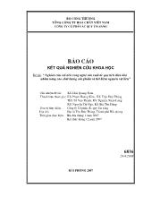 Nghiên cứu sản xuất ắc quy tích điện khô nhằm nâng cao chất lượng sản phẩm và tiết kiệm nguyên vật liệu