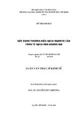 Xây dựng thương hiệu gạch granite của Công ty Gạch men Hoàng Gia