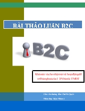 Khảo sát và cho nhận xét về hoạt động dữ trữ hàng hoá của 1 doanh nghiệp bán lẻ thương mại điện tử - Dell