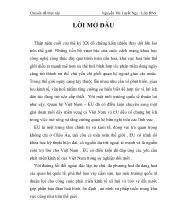 Luận văb Phân tích hợp tác thương mại Việt Nam – Liên minh Châu Âu