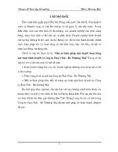 Một số biện pháp đẩy mạnh hoạt động sản xuất kinh doanh của công ty hóa chất - Bộ Thuơng mại