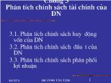 Phân tích tài chính doanh nghiệp thương mại