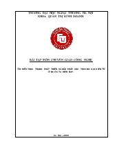 Tìm hiểu thực trạng phát triển và giải pháp cho thương mại điện tử ở nước ta hiện nay