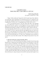 Cộng đồng Asean: Trong nhận thức và quan điểm của Việt Nam