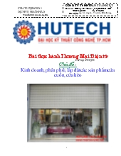 Đề tài Phân tich Thương mại điện tử về khách hàng, kỹ thuật - Kinh doanh Cửa xây dựng