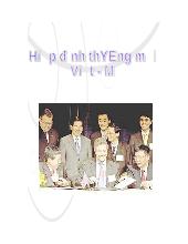 Đề tài Tìm hiểu Hiệp định thương mại Việt – Mỹ