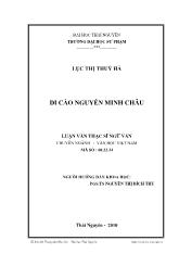Di cảo Nguyễn Minh Châu