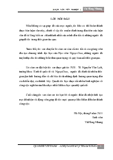 Khóa luận ngoại giao: Thực trạng và giải pháp nhằm tăng cường quan hệ Việt Nam - Adb