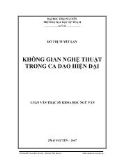Không gian nghệ thuật trong ca dao hiện đại