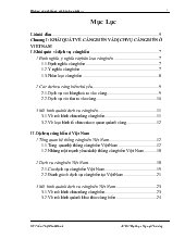 Luận văn Dịch vụ cảng biển và mô hình quản lí