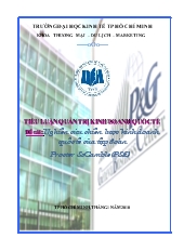 Nghiên cứu chiến lược kinh doanh quốc tế của tập đoàn Procter & Gamble (P&G)