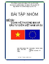 Quan hệ thương mại và đầu tư giữa Việt Nam và EU