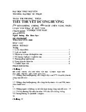 Tiểu thuyết dương hướng (từ bến không chồng đến dưới chín tầng trời)