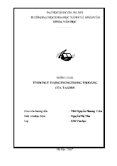 Tính chất tượng trưng trong thơ dâng của Tagore