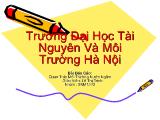 Chương trình quan trắc nước ngầm