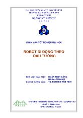 Luận văn Robot di động theo dấu tường