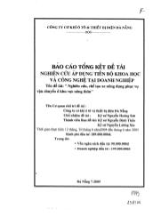 Nghiên cứu, chế tạo xe nông phục vụ vận chuyển ở khu vực nông thôn