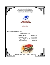 Đề tài Quy trình sản xuất nước uống từ thảo mộc