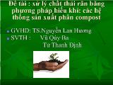 Luận văn Xử lý chất thải rắn bằng phương pháp hiếu khí