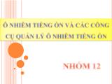 Ô nhiễm tiếng ồn và các công cụ quản lý ô nhiễm tiếng ồn