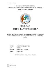 Quy trình thành lập bản đồ địa chính và sử dụng phần mềm micro station, famis để trích lục bản đồ địa chính