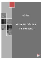 Đề tài Xây dựng diễn đàn trên website