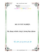 Đề tài Xây dựng website công ty lương thực TP HCM