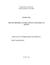 Luận văn Chuyển đổi đặc tả UML với OCL sang đặc tả ALLOY