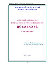 Luận văn Đánh giá an toàn công nghệ thông tin