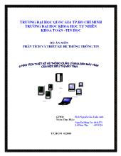 Phân tích thiết kế hệ thống quản lý mua bán máy tính của một siêu thị máy tính