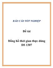 Đề tài Đồng hồ thời gian thực dùng DS 1307