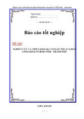 Luận văn Nghiên cứu và triển khai hạ tầng kĩ thuật khoá công khai ở UBND tỉnh - thành phố