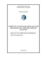 Luận văn Nghiên cứu xây dựng hệ thống quản trị khách hàng dựa trên phần mềm mã nguồn mở (2)