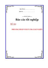 Luận văn Phương pháp tối ưu hoá đàn kiến