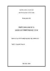 Luận văn -Triển khai dịch vụ giám sát thiết bị đầu cuối