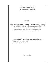 Luận văn -Xây dựng đồ họa 3d dựa trên công nghệ flash dành cho thiết bị nhúng phương pháp xử lý 3d của papervision3d